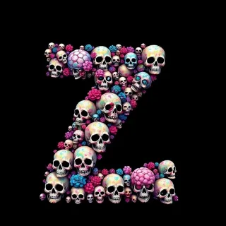 Skulls — letter Z