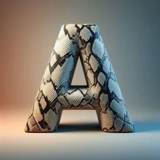 Snake leather