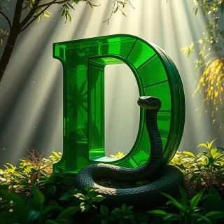 Snake — letter D