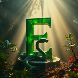 Snake — letter E