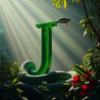 Snake — letter J