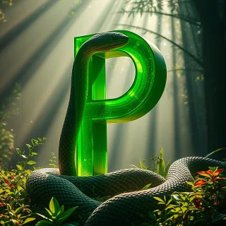 Snake — letter P