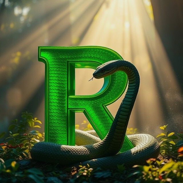 Snake — letter R