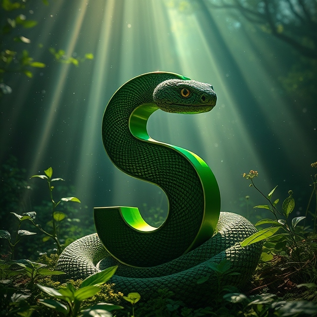 Snake — letter S