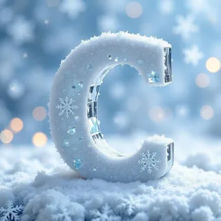 Snow 2 — letter C