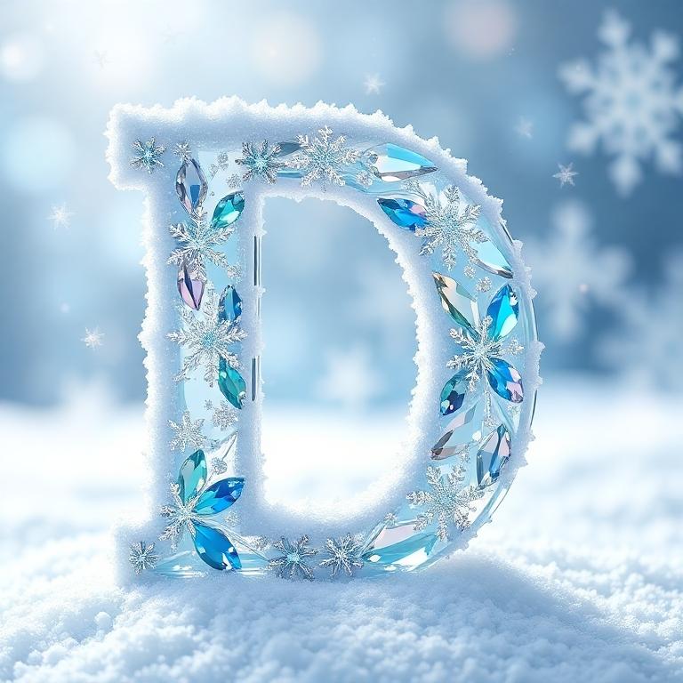 Snow 2 — letter D