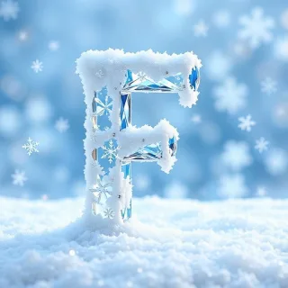 Snow 2 — letter F
