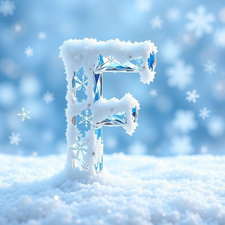 Snow 2 — letter F