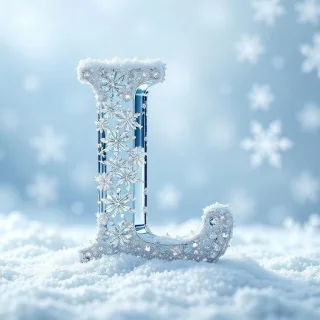 Snow 2 — letter L