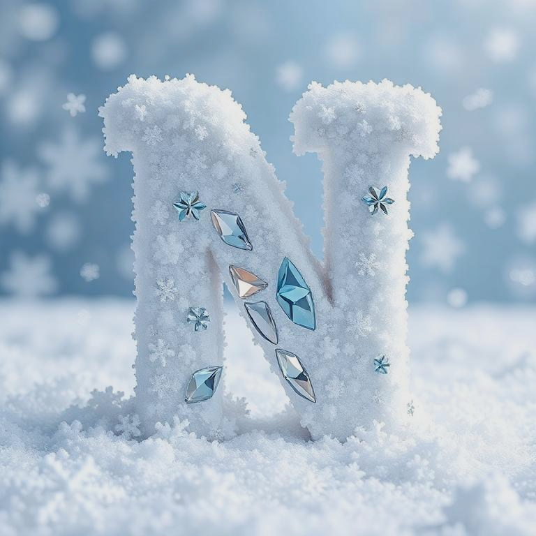 Snow 2 — letter N