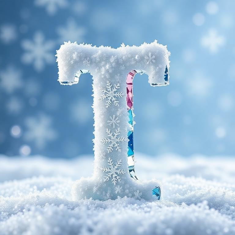 Snow 2 — letter T
