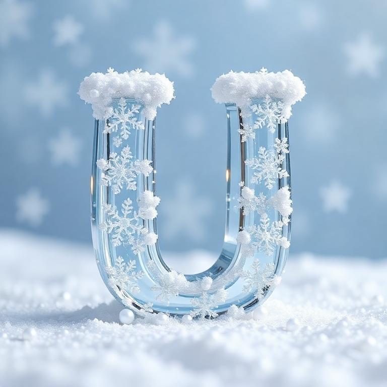 Snow 2 — letter U