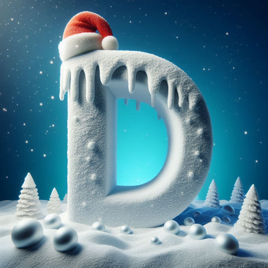 Snow 3 — letter D