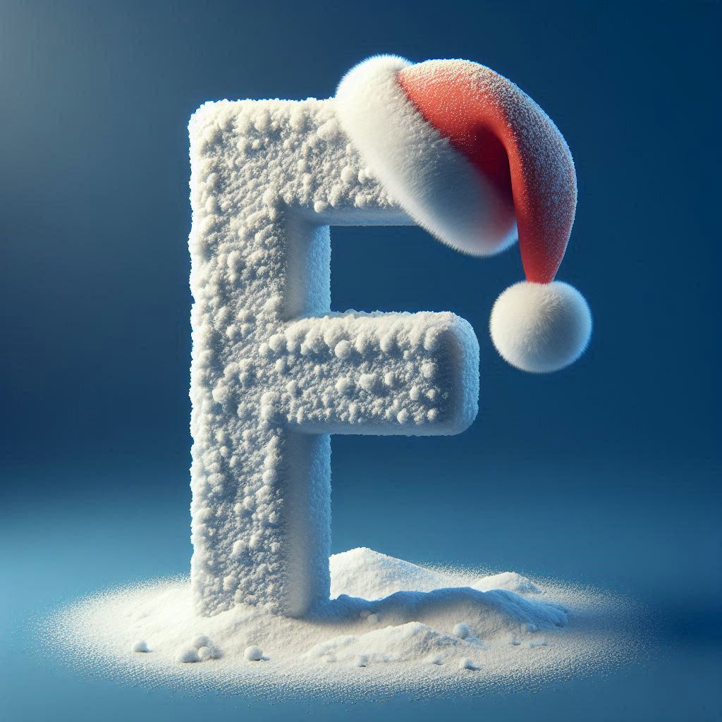 Snow 3 — letter F