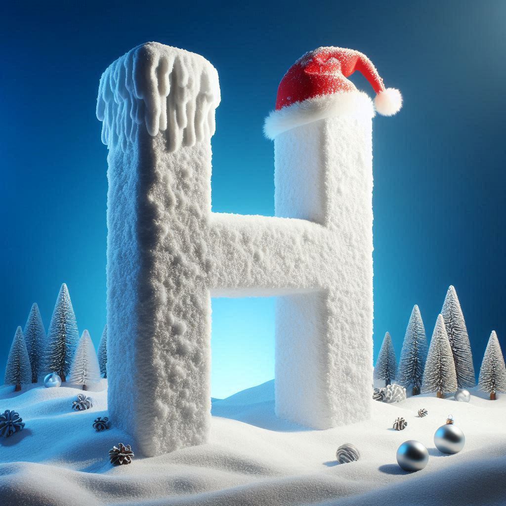 Snow 3 — letter H