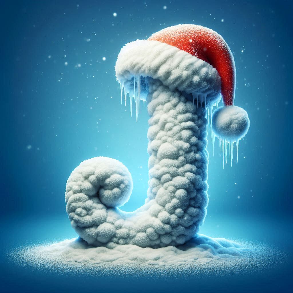 Snow 3 — letter J