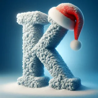 Snow 3 — letter K