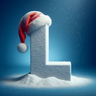 Snow 3 — letter L