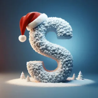 Snow 3 — letter S