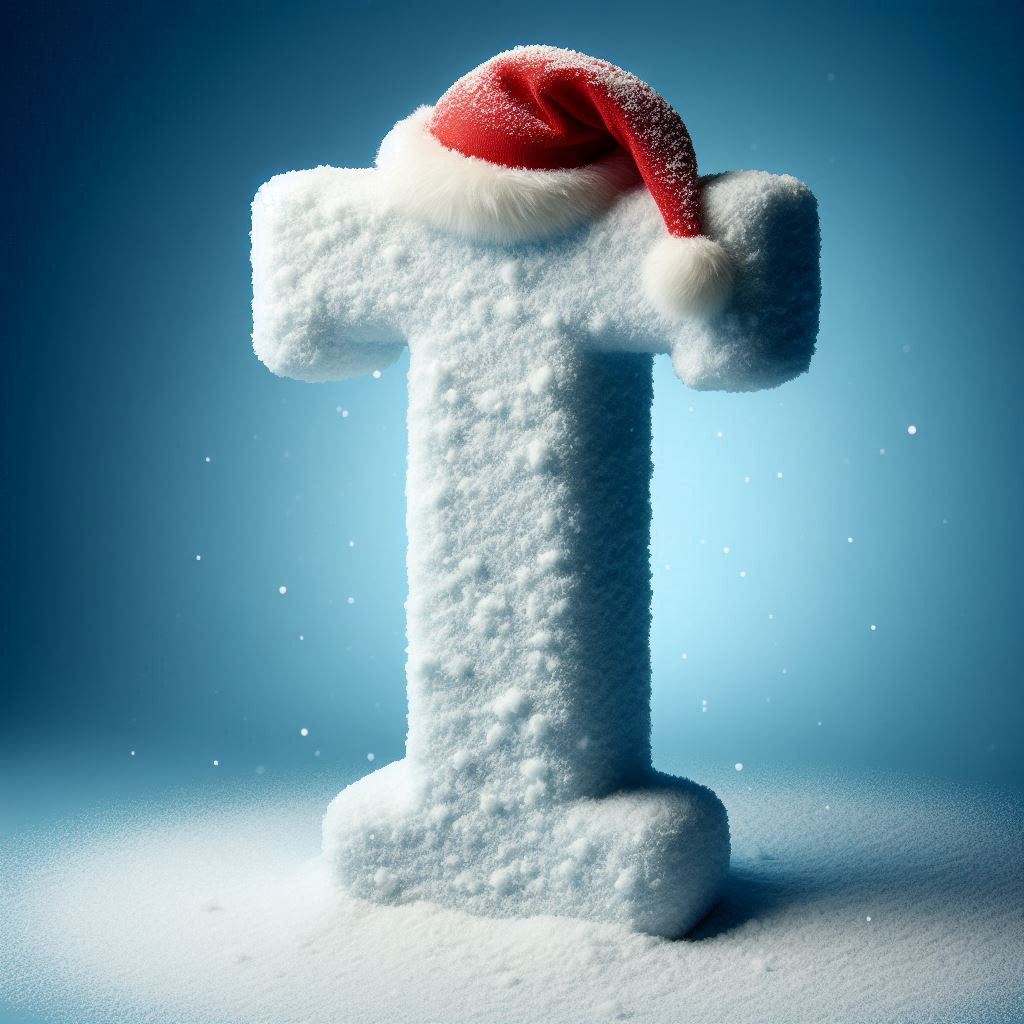Snow 3 — letter T