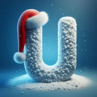 Snow 3 — letter U