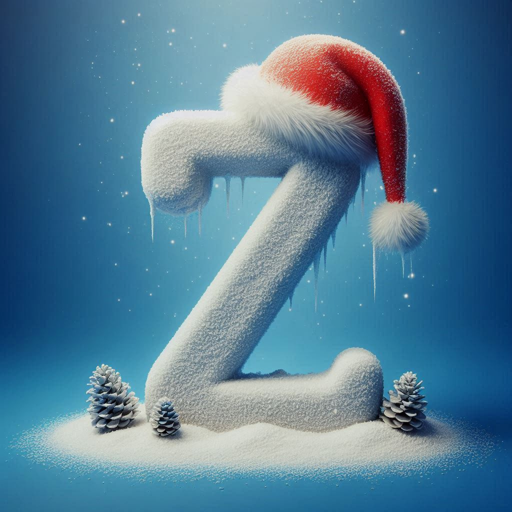 Snow 3 — letter Z (variant 2)