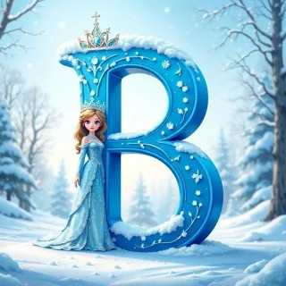 Snow queen — letter B