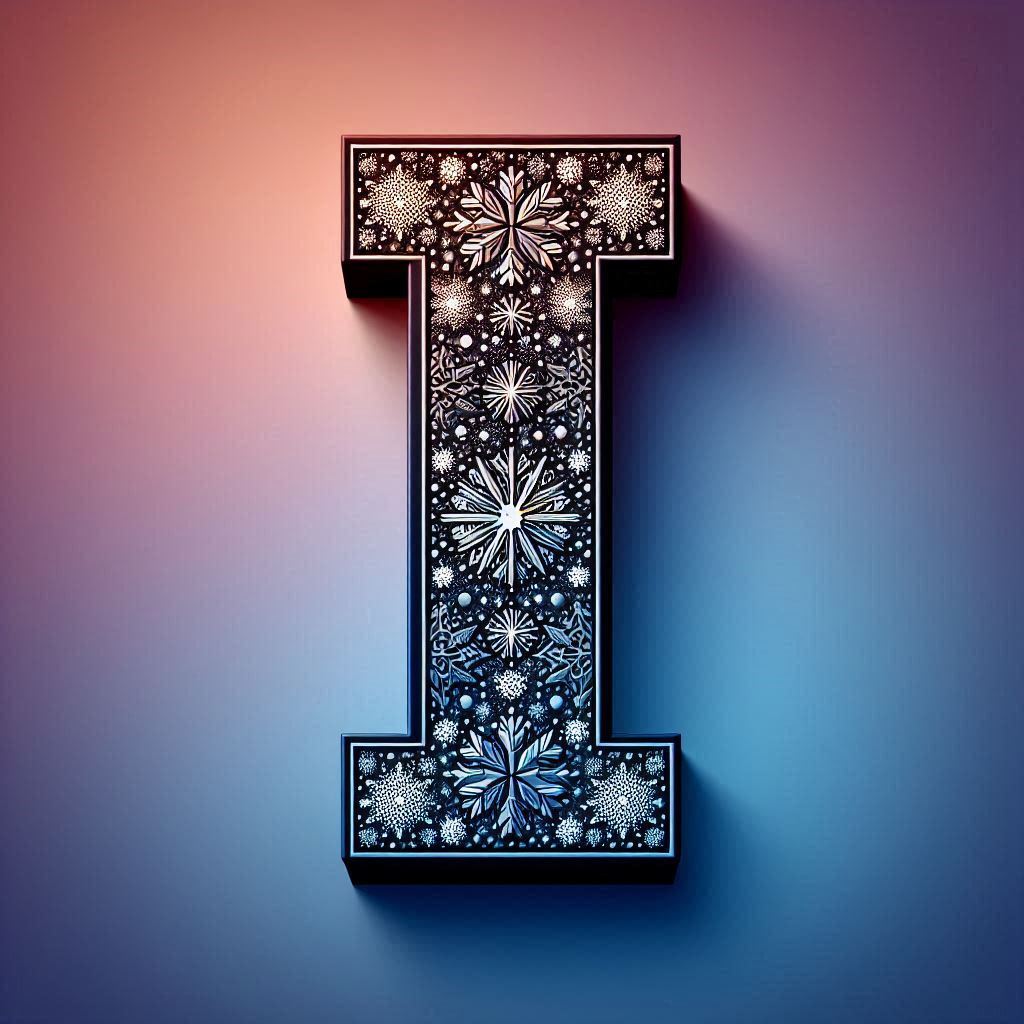Snow — letter I