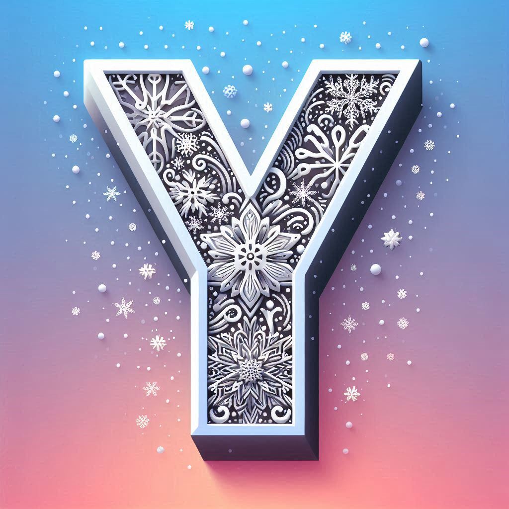 Snow — letter Y