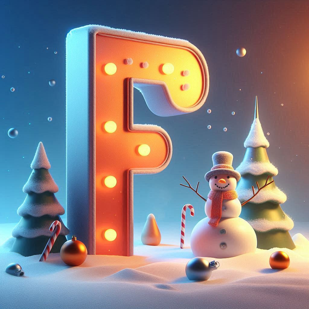 Snowman 2 — letter F