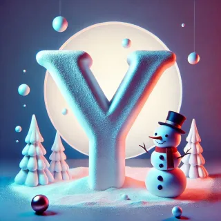 Snowman 2 — letter Y