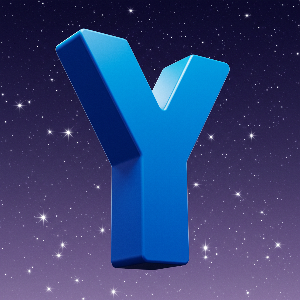 Stars 2 — letter Y (variant 2)