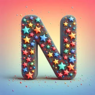 Stars — letter N