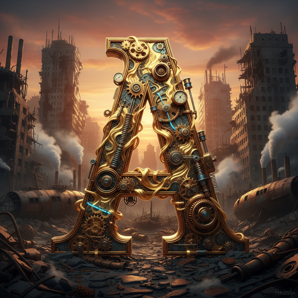 Steampunk — letter A
