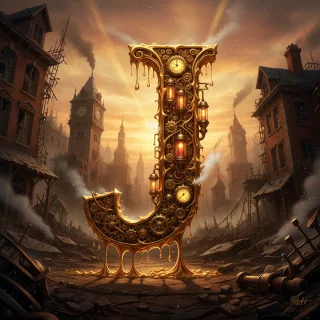 Steampunk — letter J