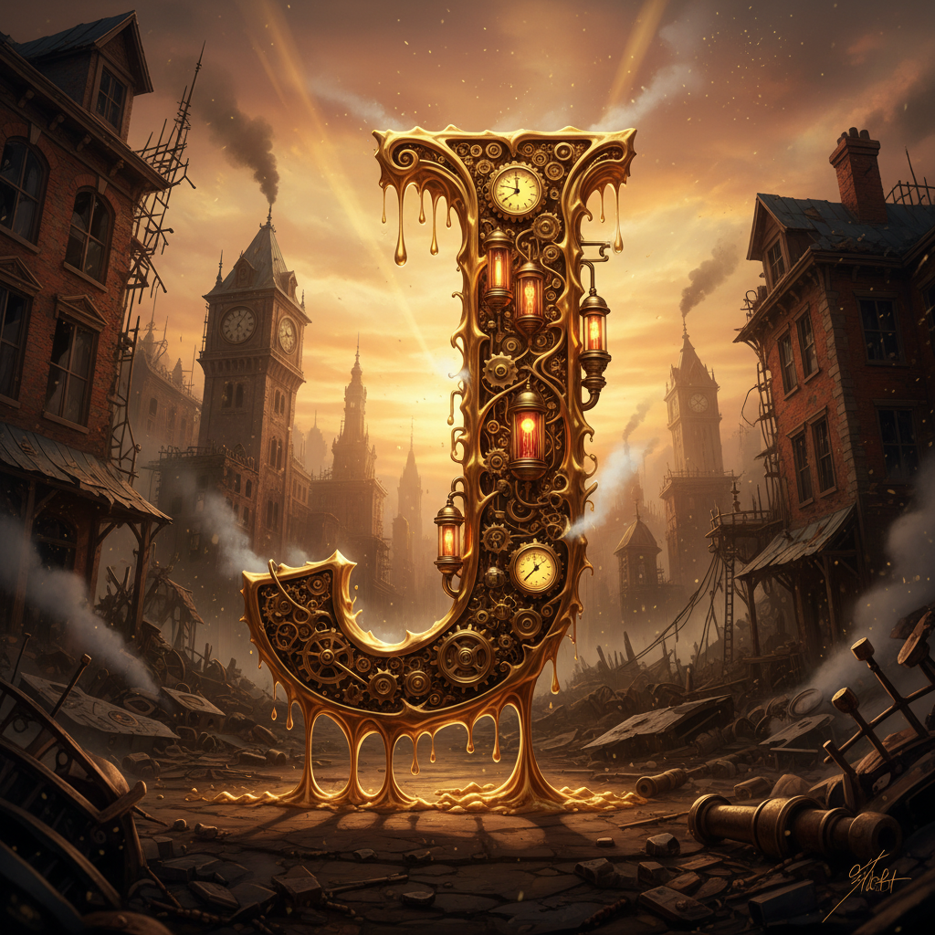 Steampunk — letter J