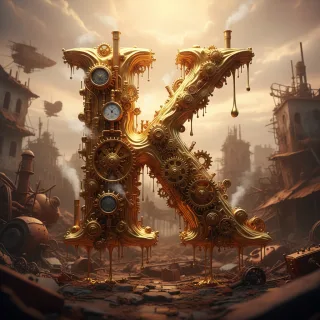 Steampunk — letter K