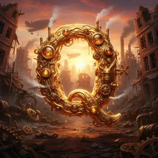 Steampunk — letter Q