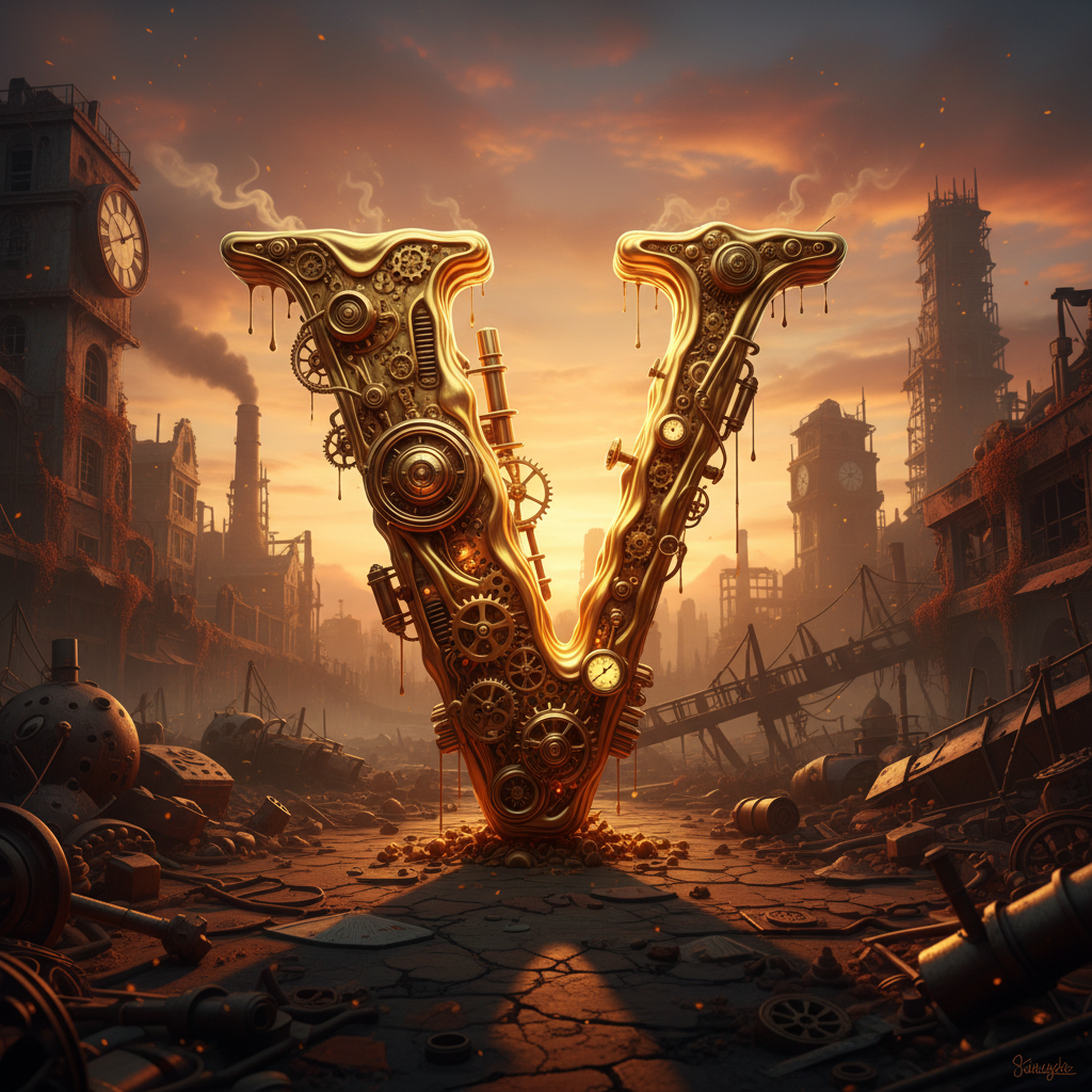 Steampunk — letter V