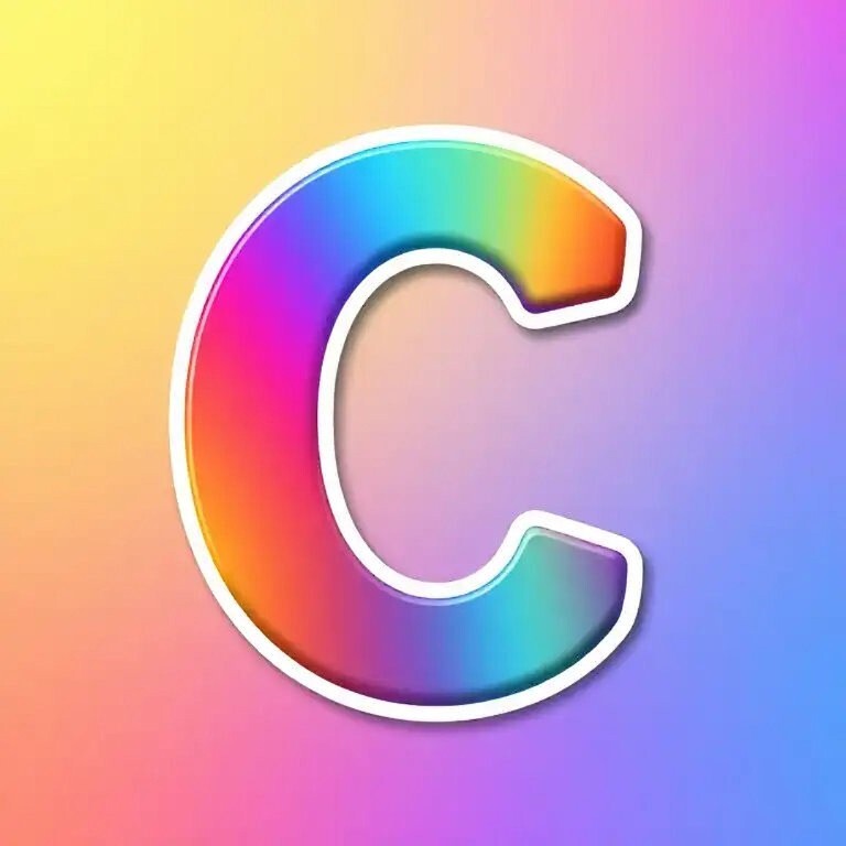 Sticker — letter C