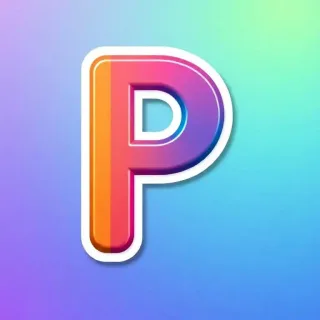 Sticker — letter P