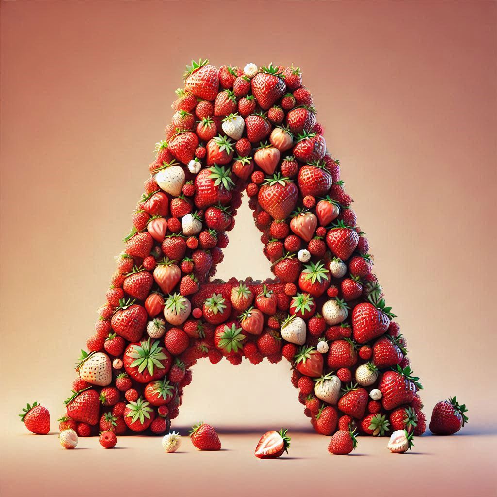 Strawberries 2 — letter A