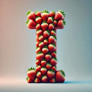 Strawberries 2 — letter I