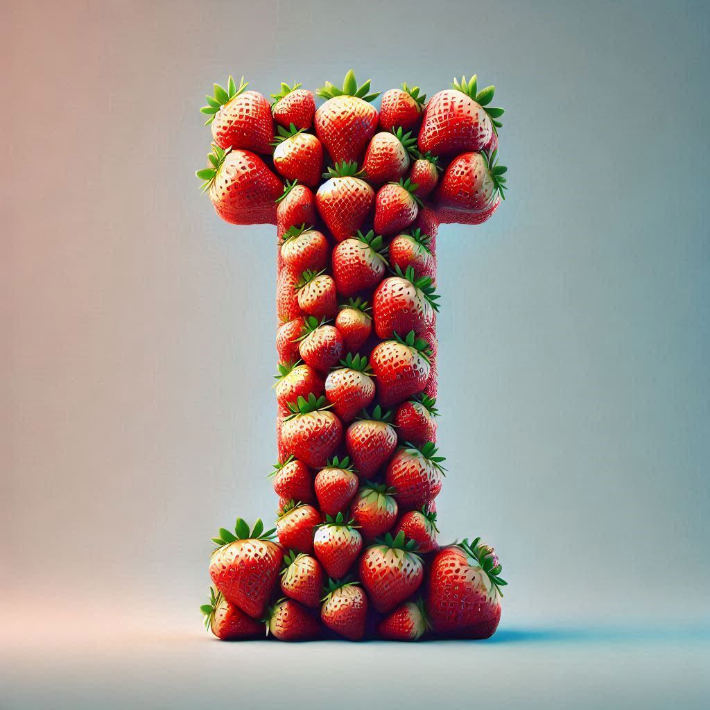 Strawberries 2 — letter I