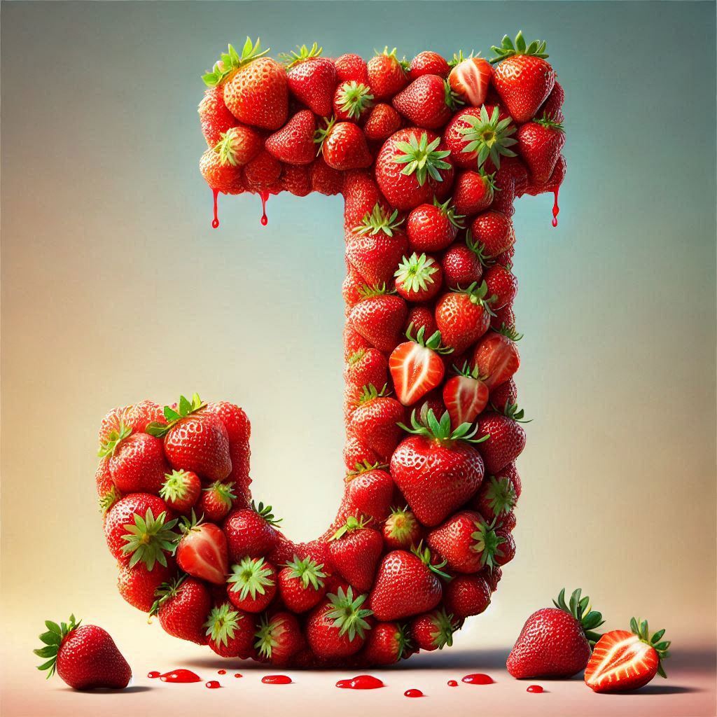Strawberries 2 — letter J