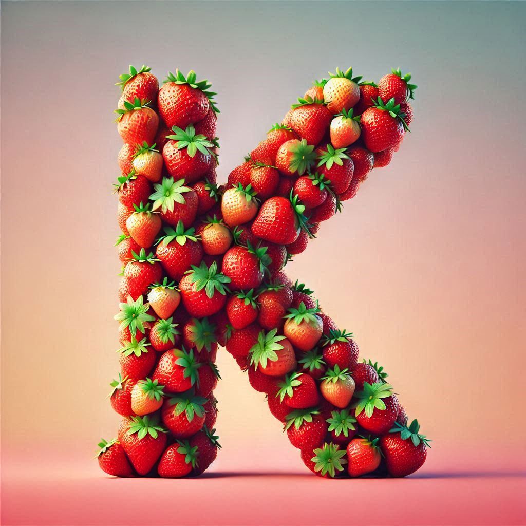 Strawberries 2 — letter K