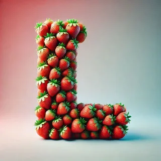 Strawberries 2 — letter L