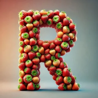 Strawberries 2 — letter R