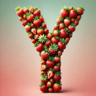 Strawberries 2 — letter Y