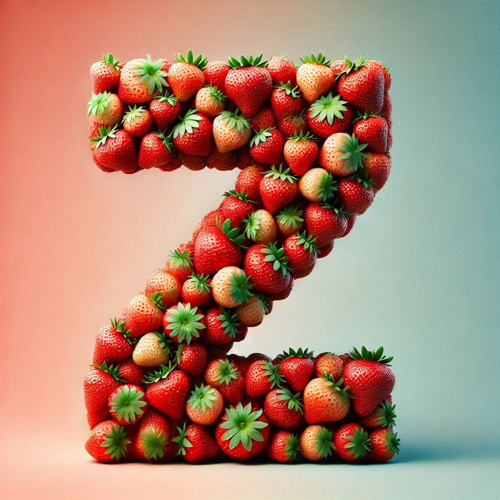 Strawberries 2 — letter Z